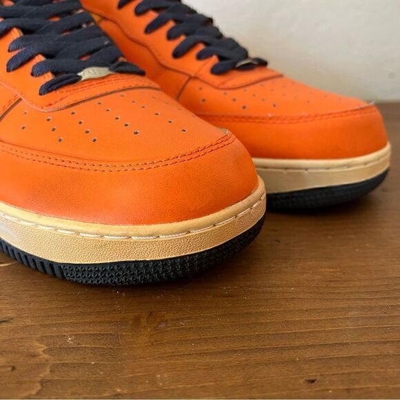 Nike Mens Air Force 1 Houston Astros 06 LE Sneaker Shoes Orange 312945-841 13. main image 15